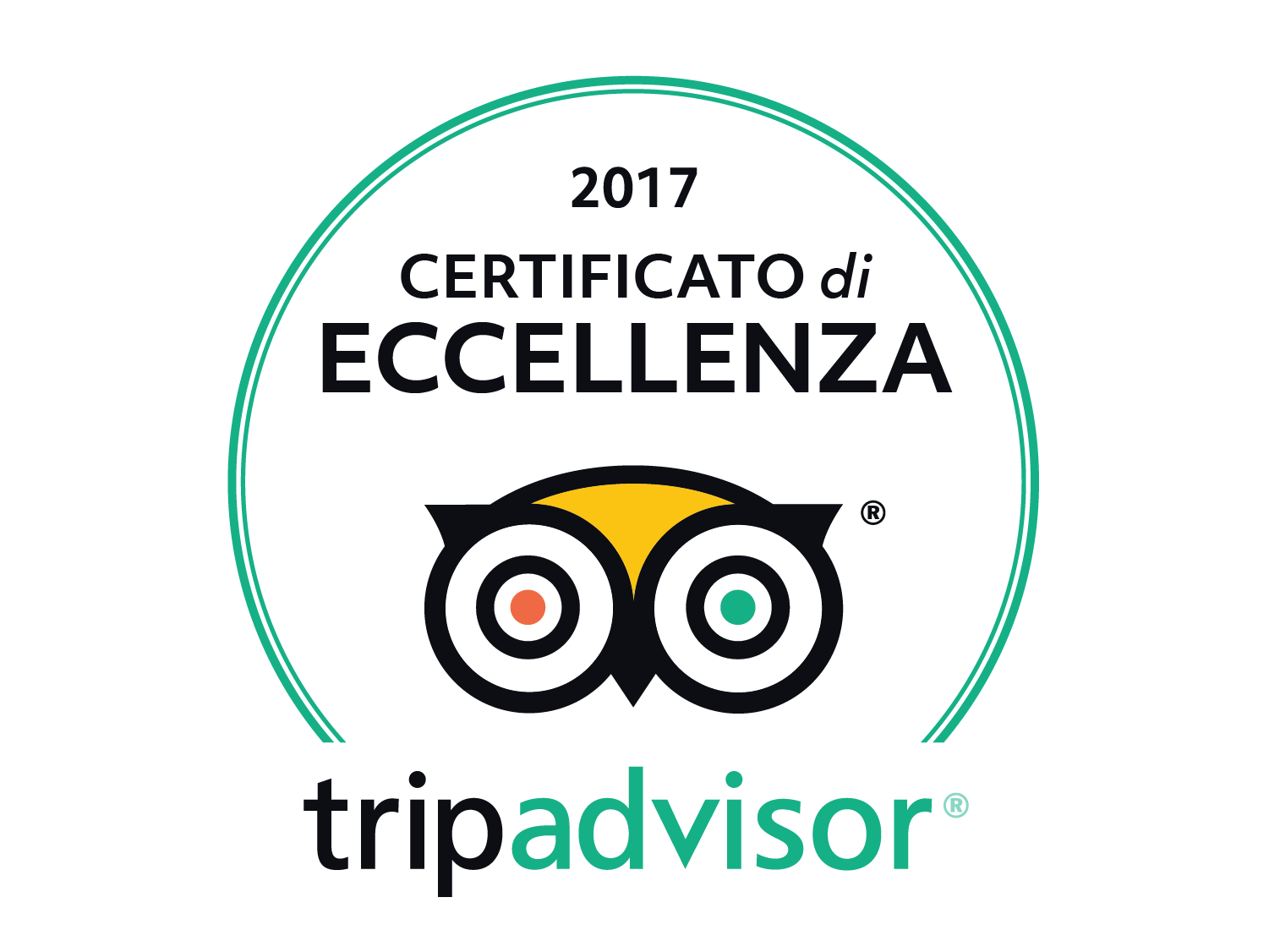 Certificato Eccellenza 2017 TripAdvisor